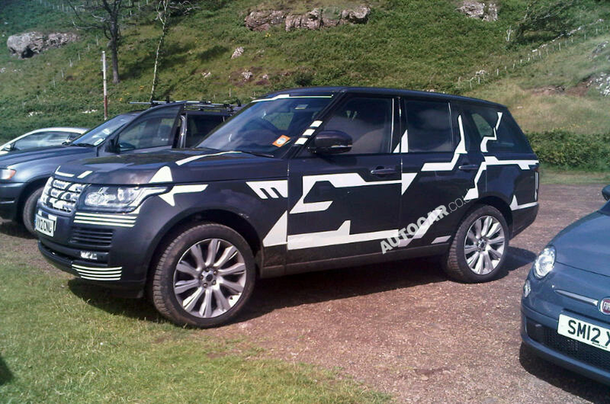 New Range Rover revealing spy pics Autocar